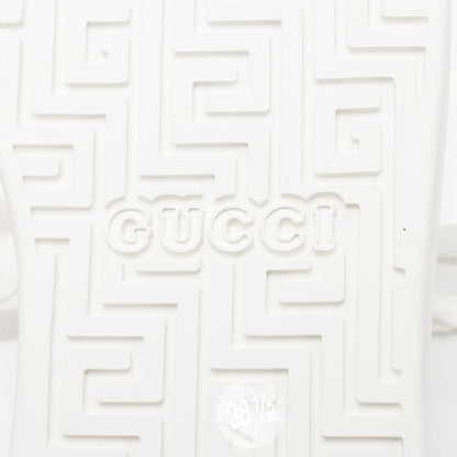 Gucci Leather Web Ace Sneakers - Size 8.5 / 38.5