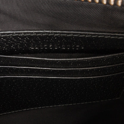 Gucci Leather Web Agora Clutch