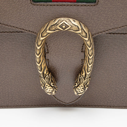 Gucci Leather Web Dionysus Medium Shoulder Bag (SHF-fkJx6y)