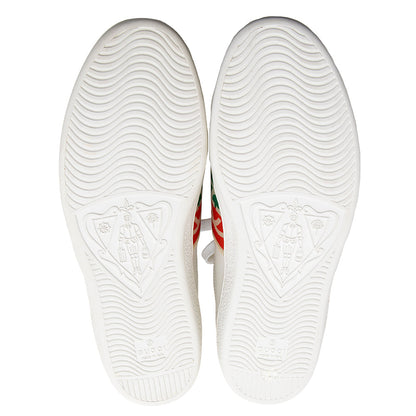 Gucci Leather Web GG Ace Sneakers - Size 10 / 40.5 (SHF-20888)