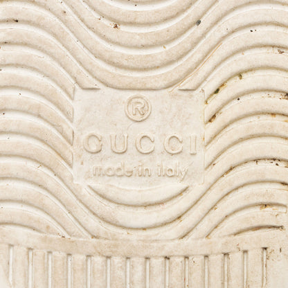 Gucci Leather Web GG Ace Sneakers - Size 7 / 37 (SHF-zV8Qr3)