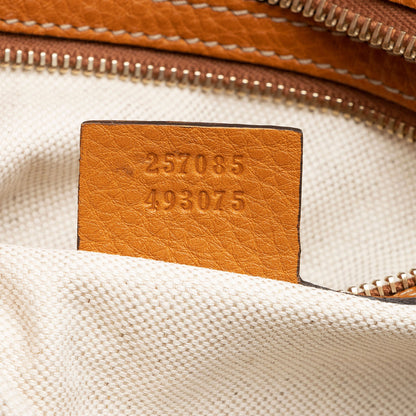 Gucci Leather Web Heritage Medium Tote (SHF-XXWAnW)