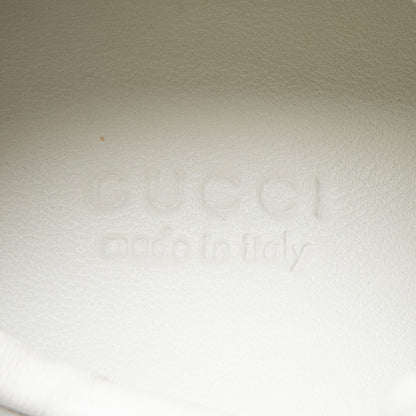 Gucci Leather Web Sneakers - Size 8.5 / 38.5