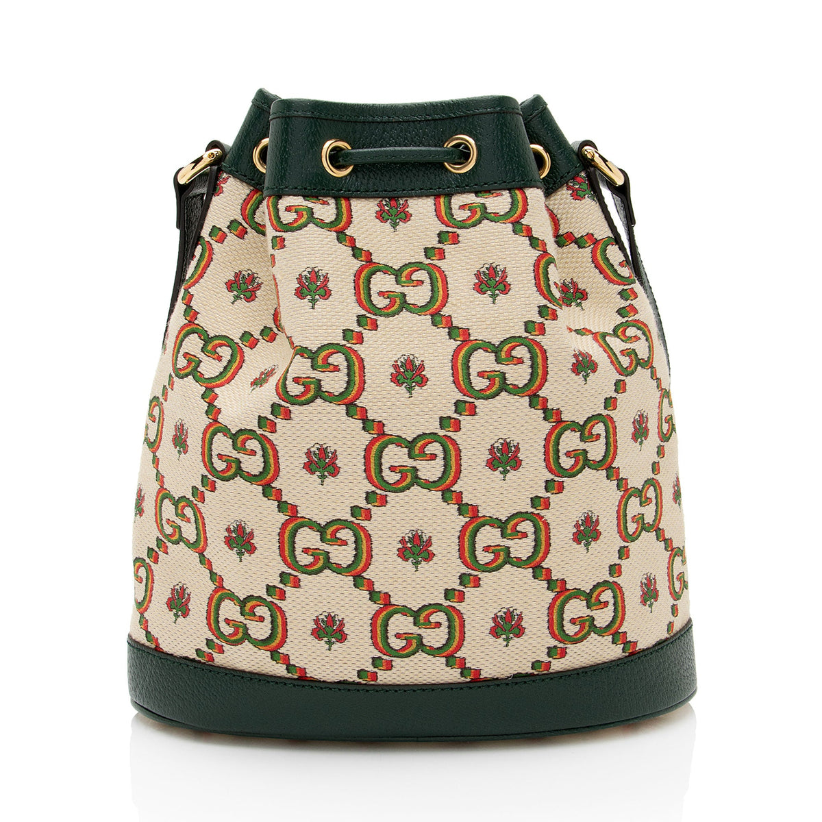 Gucci Limited Edition GG Canvas 100 Bucket Bag (SHF-x2mTZd)