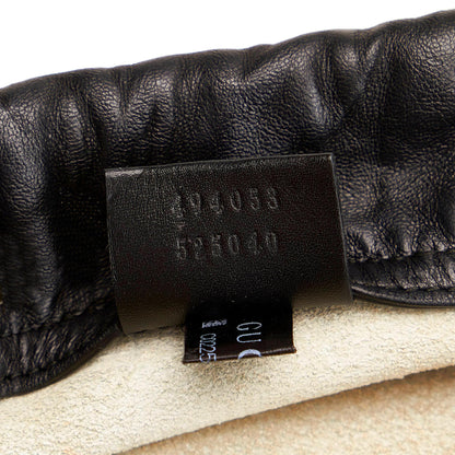 Gucci Logo Drawstring Leather Backpack (SHG-32109)