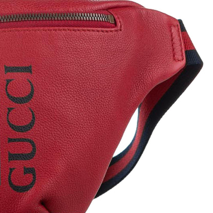 Gucci Logo Leather Belt Bag (SHG-33795)