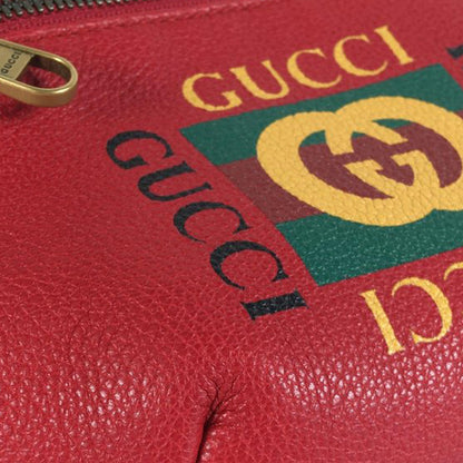 Gucci Logo Leather Belt Bag (SHG-6CRbrH)