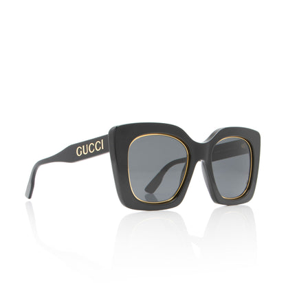 Gucci Logo Oversized Butterfly Sunglasses