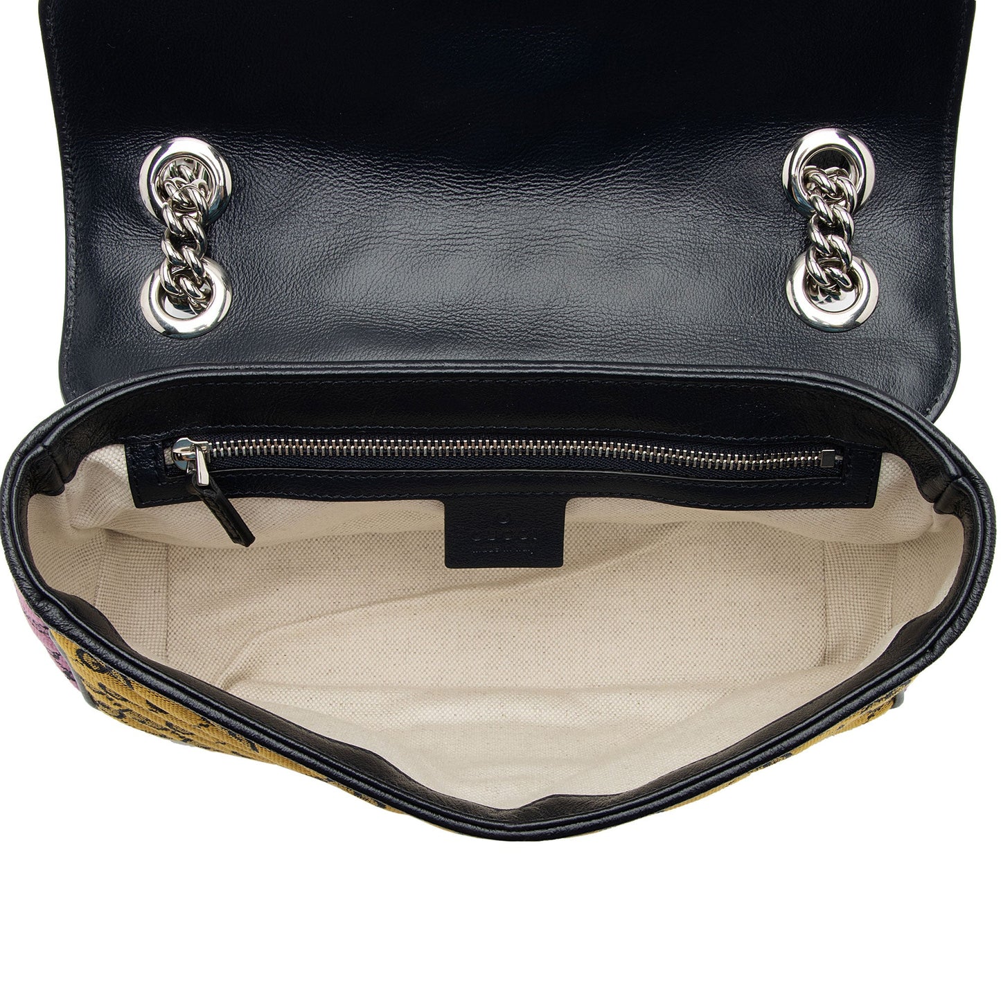 Gucci Multicolor Matelasse GG Canvas Marmont Small Shoulder Flap Bag (SHF-pRWNuq)