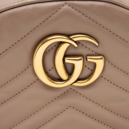 Gucci Matelasse Leather GG Marmont Backpack
