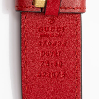 Gucci Matelasse Leather GG Marmont Belt Bag - Size 30 / 75 (SHF-y2BQuJ)