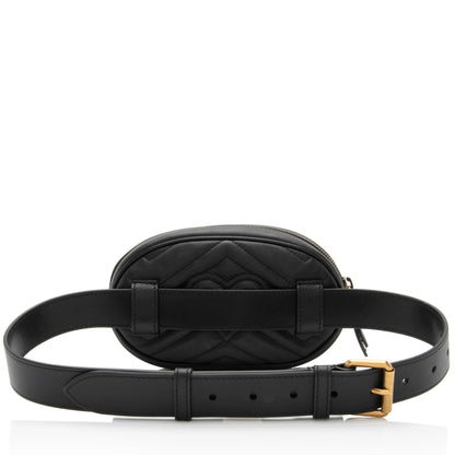 Gucci Matelasse Leather GG Marmont Belt Bag - Size 30 / 75 (SHF-LoosRT)