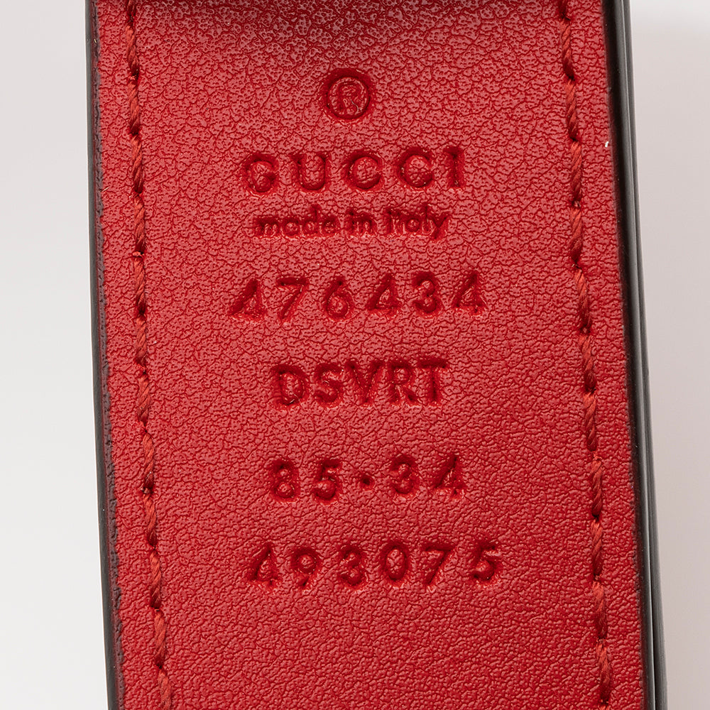 Gucci Matelasse Leather GG Marmont Belt Bag - Size 34 / 85 (SHF-20124)