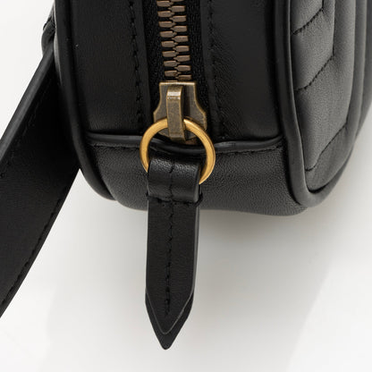 Gucci Matelasse Leather GG Marmont Belt Bag - Size 34 / 85 (SHF-23400)
