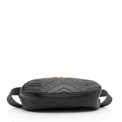 Gucci Matelasse Leather GG Marmont Belt Bag - Size 34 / 85 (SHF-sypfnp)