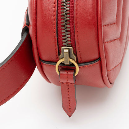 Gucci Matelasse Leather GG Marmont Belt Bag - Size 38 / 95 (SHF-v0s2aR)