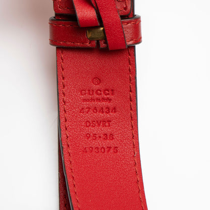 Gucci Matelasse Leather GG Marmont Belt Bag - Size 38 / 95