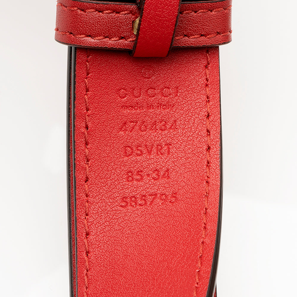 Gucci Matelasse Leather GG Marmont Belt Bag - Size 34 / 85 (SHF-20272)