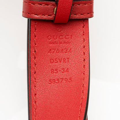 Gucci Matelasse Leather GG Marmont Belt Bag - Size 34 / 85 (SHF-20272)
