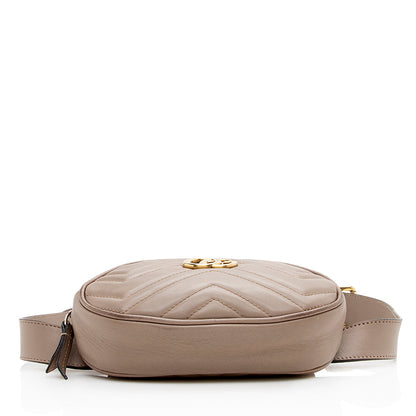 Gucci Matelasse Leather GG Marmont Belt Bag - Size 95 (SHF-17440)