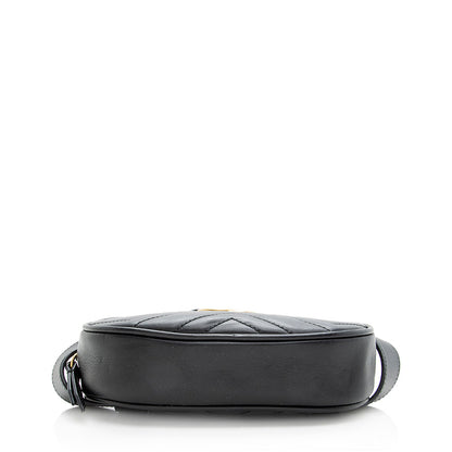 Gucci Matelasse Leather GG Marmont Belt Bag - Size 95 (SHF-19377)