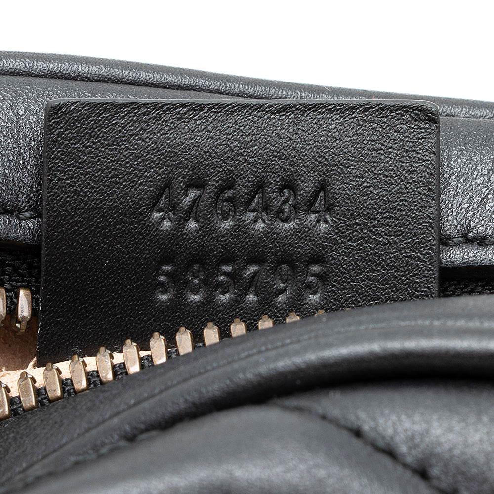 Gucci Matelasse Leather GG Marmont Belt Bag - Size 95 (SHF-19377)