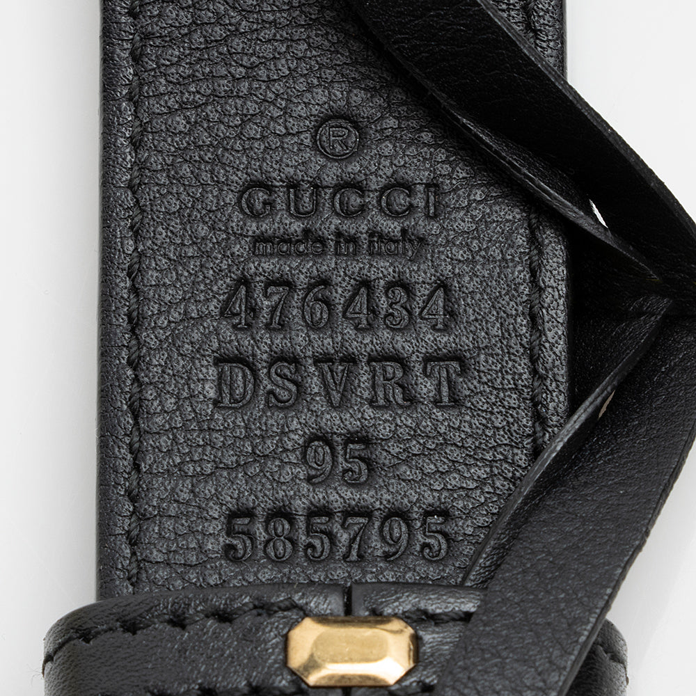 Gucci Matelasse Leather GG Marmont Belt Bag - Size 95 (SHF-19377)