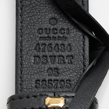 Gucci Matelasse Leather GG Marmont Belt Bag - Size 95 (SHF-19377)