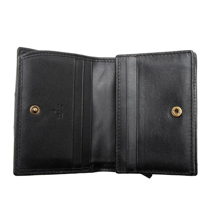 Gucci Matelasse Leather GG Marmont Card Wallet (SHF-15hEyp)