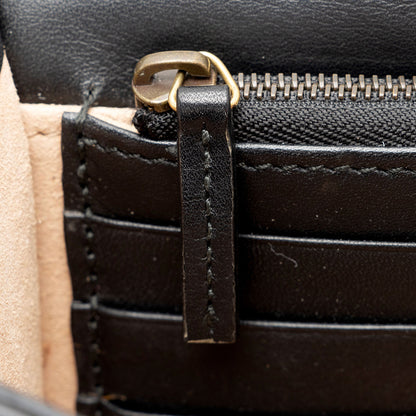 Gucci Matelasse Leather GG Marmont Flap Mini Wallet Bag (SHF-6xoeZx)