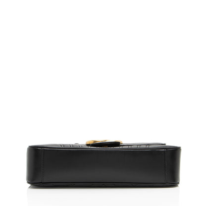 Gucci Matelasse Leather GG Marmont Medium Flap Bag (SHF-Xorpjv)