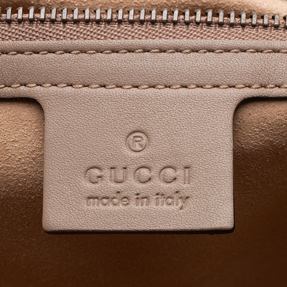 Gucci Matelasse Leather GG Marmont Medium Flap Shoulder Bag (SHF-EZthFS)