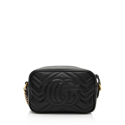 Gucci Matelasse Leather GG Marmont Mini Bag (SHF-jGNX76)