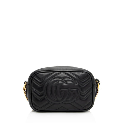 Gucci Matelasse Leather GG Marmont Mini Bag (SHF-MVP7lQ)
