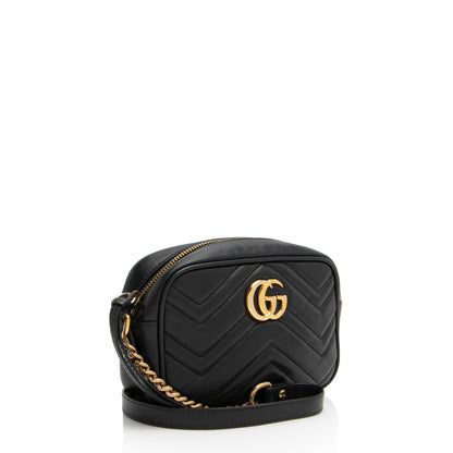 Gucci Matelasse Leather GG Marmont Mini Bag