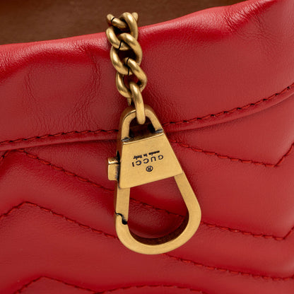 Gucci Matelasse Leather GG Marmont Mini Bucket Bag (SHF-5Z20gx)