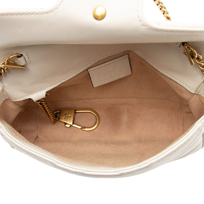 Gucci Matelasse Leather GG Marmont Mini Flap Bag