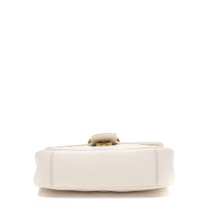 Gucci Matelasse Leather GG Marmont Mini Shoulder Bag (SHF-nrvxzd)