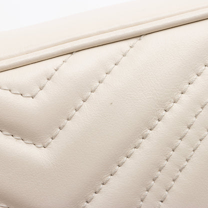 Gucci Matelasse Leather GG Marmont Mini Shoulder Bag (SHF-nrvxzd)