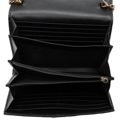 Gucci Matelasse Leather GG Marmont Mini Wallet on Chain Bag (SHF-LtbPoF)