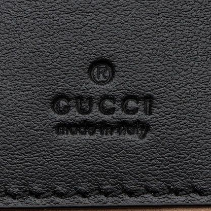 Gucci Matelasse Leather GG Marmont Monochrome Square Chain Belt Bag