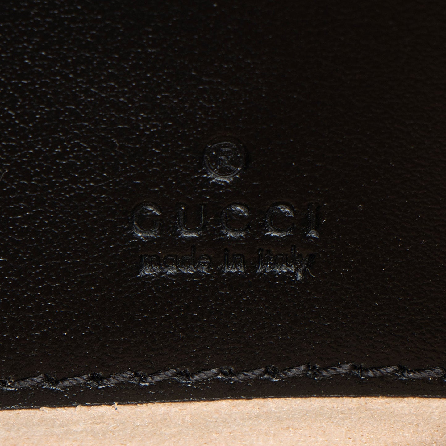 Gucci Matelasse Leather GG Marmont Monochrome Square Chain Belt Bag