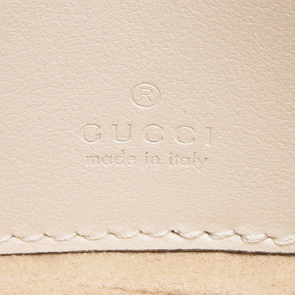 Gucci Matelasse Leather GG Marmont Monochrome Square Chain Belt Bag