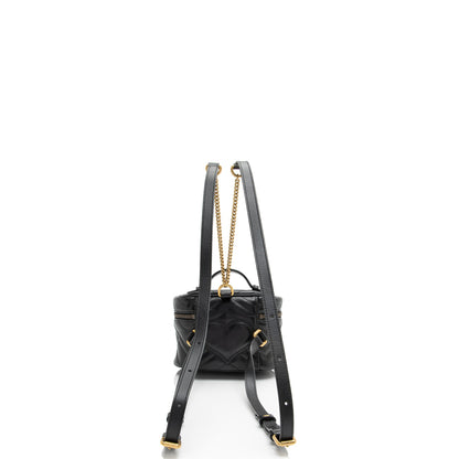Gucci Matelasse Leather GG Marmont Round Mini Backpack (SHF-tbmiZF)