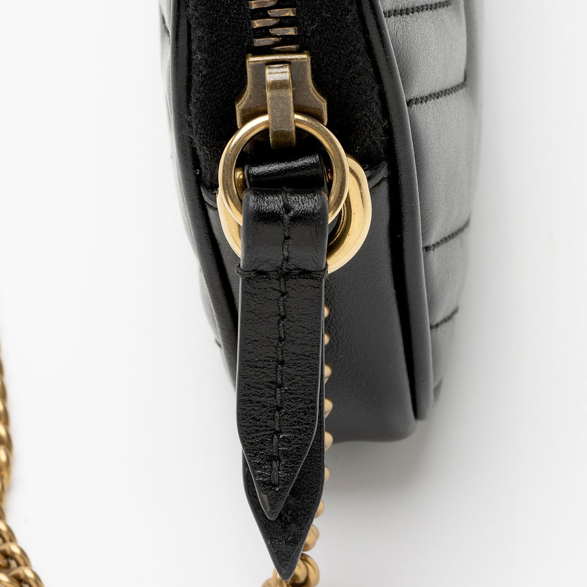 Gucci Matelasse Leather GG Marmont Small Crossbody (SHF-EJfMHM)