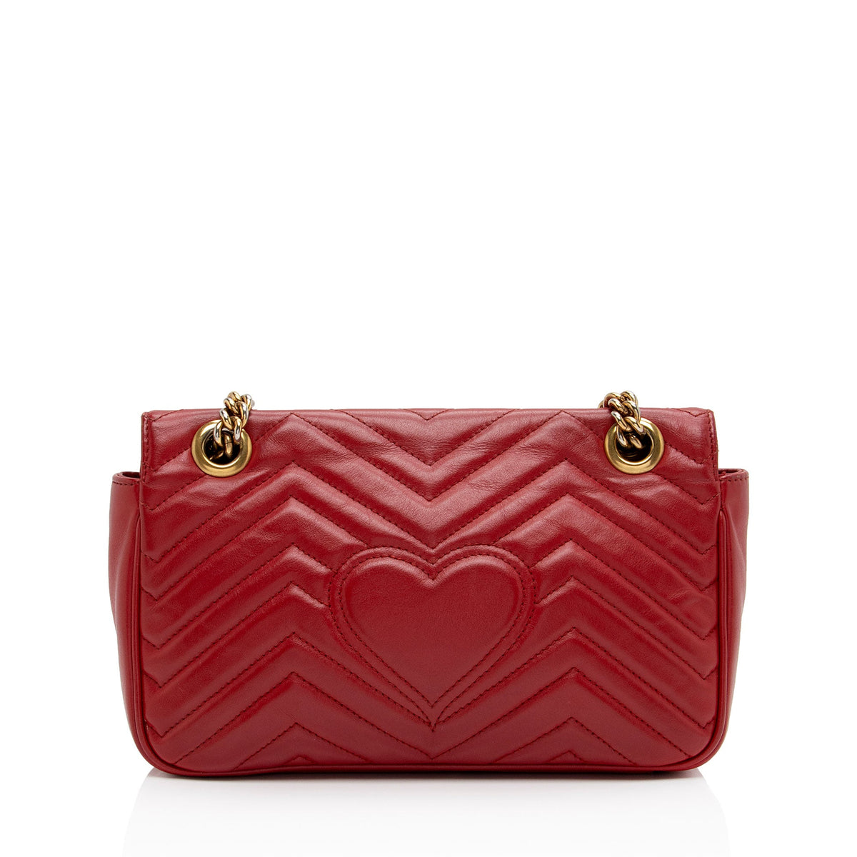 Gucci Matelasse Leather GG Marmont Small Flap Bag (SHF-X3SjWs)