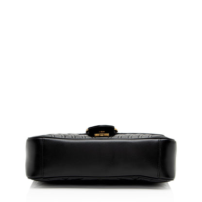 Gucci Matelasse Leather GG Marmont Medium Flap Bag