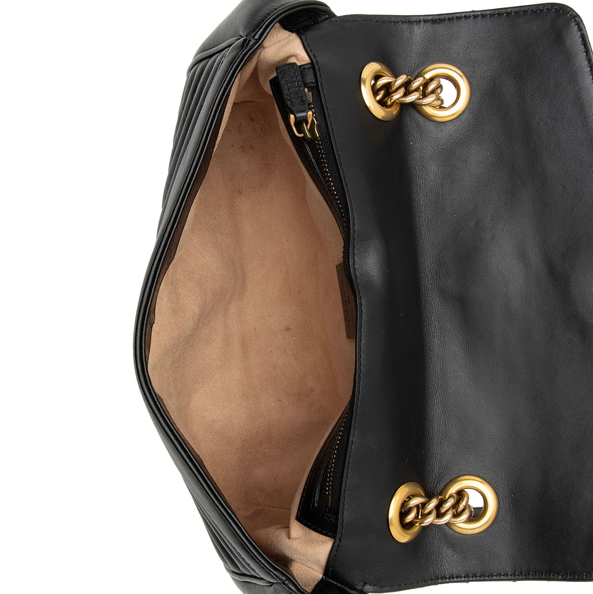 Gucci Matelasse Leather GG Marmont Small Flap Bag (SHF-IH7kiO)