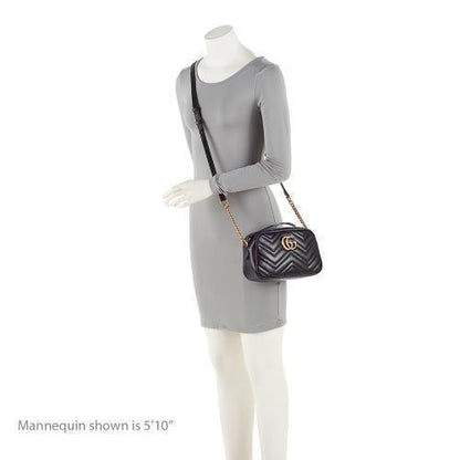 Gucci Matelasse Leather GG Marmont Small Shoulder Bag (SHF-X9kyDa)