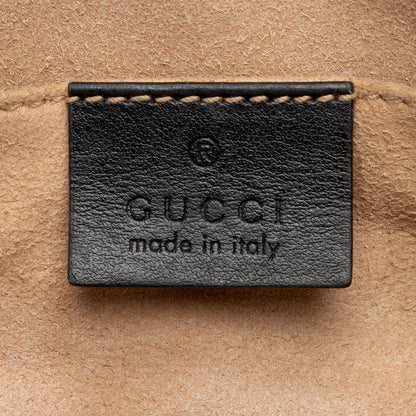 Gucci Matelasse Leather GG Marmont Small Shoulder Bag (SHF-FVS5c3)